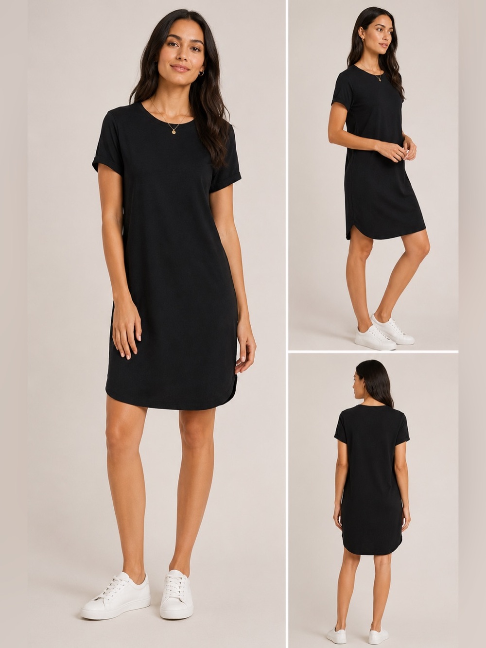 Threads 4 Thought Black Modal T-Shirt Dress | Size XS